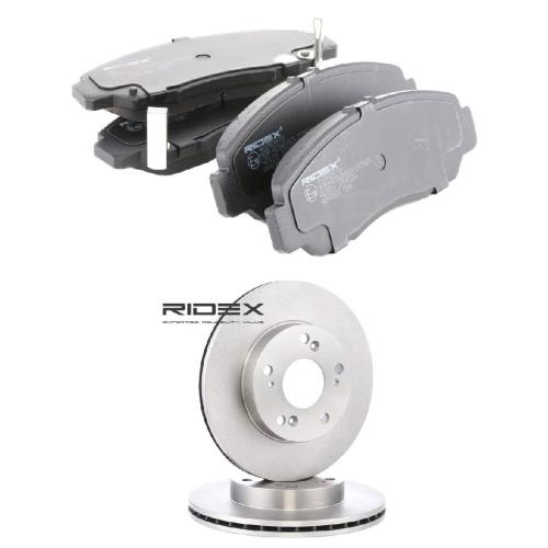 RIDEX Bremsenset Vorne Belüftet Ø262,0mm - Bremsscheiben und Beläge für HONDA Bild RIDEX Bremsenset Vorne Belüftet Ø262,0mm - Bremsscheiben und Beläge für HONDA