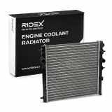 RIDEX 470R1058 Motorkühler / Wasserkühler passend für PEUGEOT 207 (WA, WC)