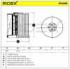 RIDEX 9F0286 Kraftstofffilter Filter Cartridge mit Dichtung für OPEL 13539108 Bild RIDEX 9F0286 Kraftstofffilter Filter Cartridge mit Dichtung für OPEL 13539108