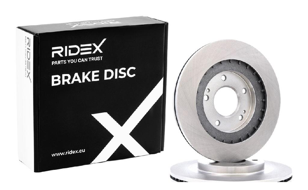 RIDEX 82B0526 1x Bremsscheibe Vorne Ø285mm Belüftet für DACIA DUSTER 4840105110