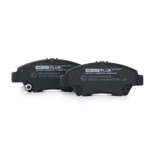 RIDEX PLUS Bremsbelagsatz Bremsbeläge Vorne für HONDA Jazz III Schrägheck CR-Z Bild RIDEX PLUS Bremsbelagsatz Bremsbeläge Vorne für HONDA Jazz III Schrägheck CR-Z