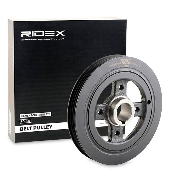 RIDEX 3213B0038 Riemenscheibe Kurbelwelle Kurbelwellenriemenscheibe 3-Rippen
