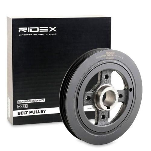 RIDEX 3213B0038 Riemenscheibe Kurbelwelle Kurbelwellenriemenscheibe 3-Rippen Bild RIDEX 3213B0038 Riemenscheibe Kurbelwelle Kurbelwellenriemenscheibe 3-Rippen