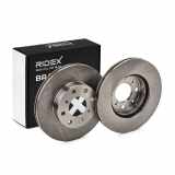 RIDEX 82B0801 2x Bremsscheiben Vorne Ø242mm Belüftet für HONDA CRX III