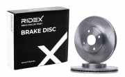 RIDEX 82B2252 2x Bremsscheiben Vorne Ø258mm Belüftet für MAZDA 2 Schrägheck