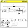 RIDEX 219G0823 Heckklappendämpfer hinten Länge:475mm 560N Hub: 190mm für OPEL Bild RIDEX 219G0823 Heckklappendämpfer hinten Länge:475mm 560N Hub: 190mm für OPEL
