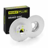 RIDEX PLUS 82B0069P 2x Bremsscheiben Vorne Ø257,3mm voll für FIAT 500 (312)