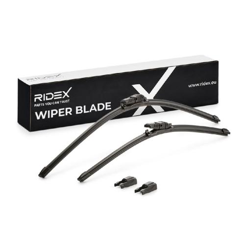2x RIDEX Scheibenwischer Satz Wischerblätter Satz mit Spoiler Vorne Länge 1: Bild 2x RIDEX Scheibenwischer Satz Wischerblätter Satz mit Spoiler Vorne Länge 1: