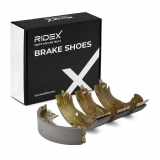 RIDEX Bremsbacken Satz für Trommelbremse Hinten ohne Hebel für RENAULT 281mm