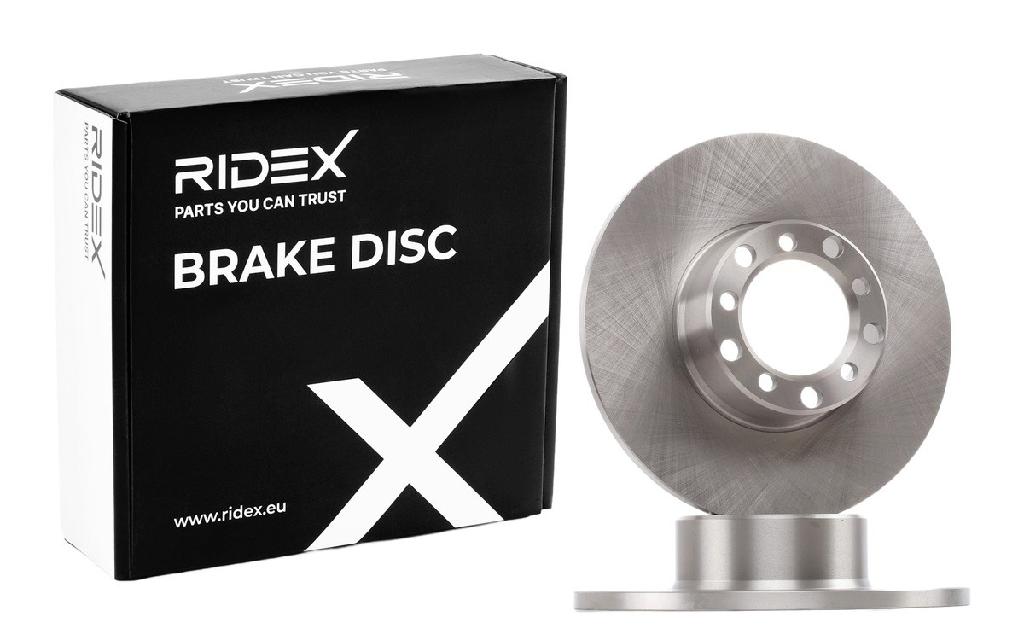 RIDEX 82B0736 2x Bremsscheiben Vorne Ø278mm voll passend für MERCEDES-BENZ