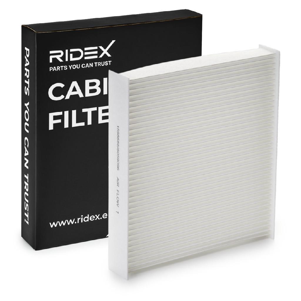 RIDEX 424I0318 Innenraumfilter Pollenfilter Höhe: 35 Breite: 200 Länge: 216