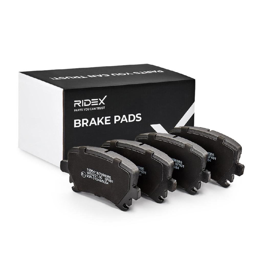 RIDEX Bremsbelagsatz Bremsbeläge Hinten für VW Golf 5II Schrägheck Golf 5I (5K1)