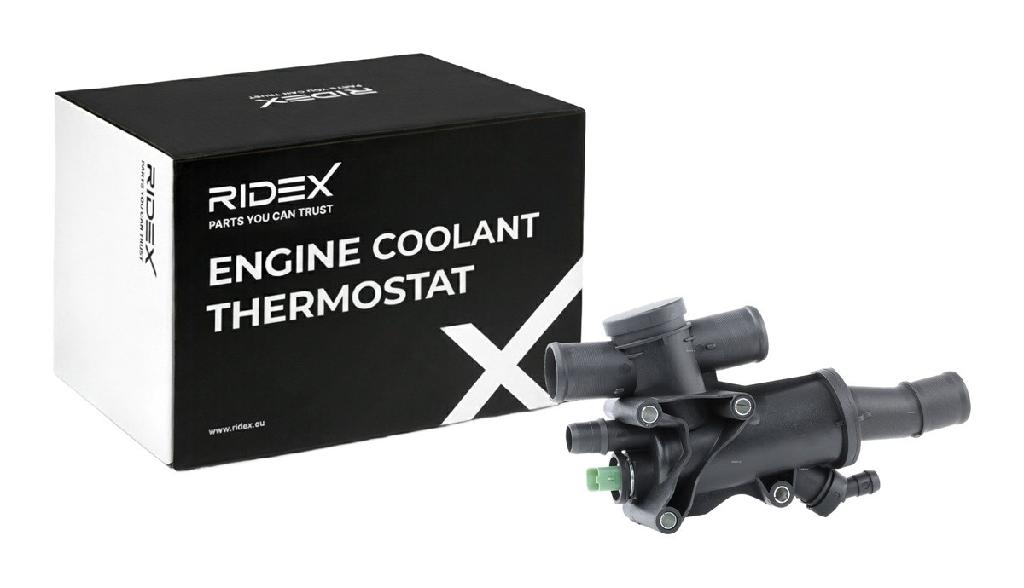 RIDEX 316T0109 Thermostat Kühlmittel Kühlwasserthermostat mit Gehäuse 83°C