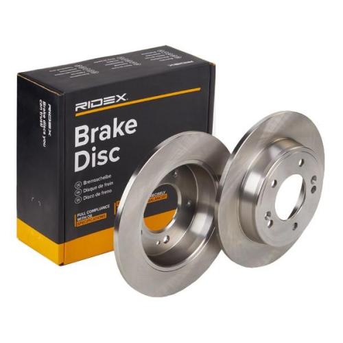 RIDEX 82B0612 2x Bremsscheiben Hinten Ø262mm voll für HYUNDAI 584113X300 Bild RIDEX 82B0612 2x Bremsscheiben Hinten Ø262mm voll für HYUNDAI 584113X300