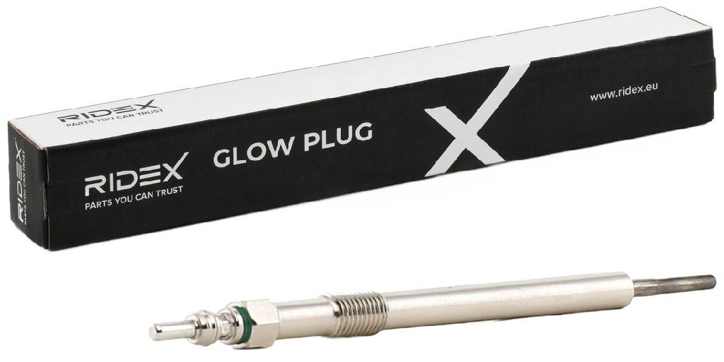 RIDEX Diesel Glühkerze 4,4V Schlüsselweite: 10 mmmm Gewindemaß:M10x1,25