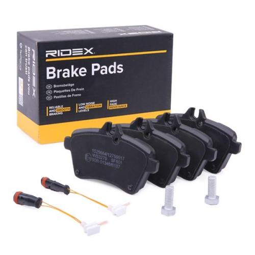 RIDEX Bremsbelagsatz Bremsbeläge Vorne passend für MERCEDES-BENZ A-Klasse (W169) Bild RIDEX Bremsbelagsatz Bremsbeläge Vorne passend für MERCEDES-BENZ A-Klasse (W169)