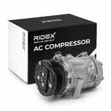 RIDEX A/C Kompressor für Klimaanlage Klimakompressor mit ID: CVC Kältemittel: