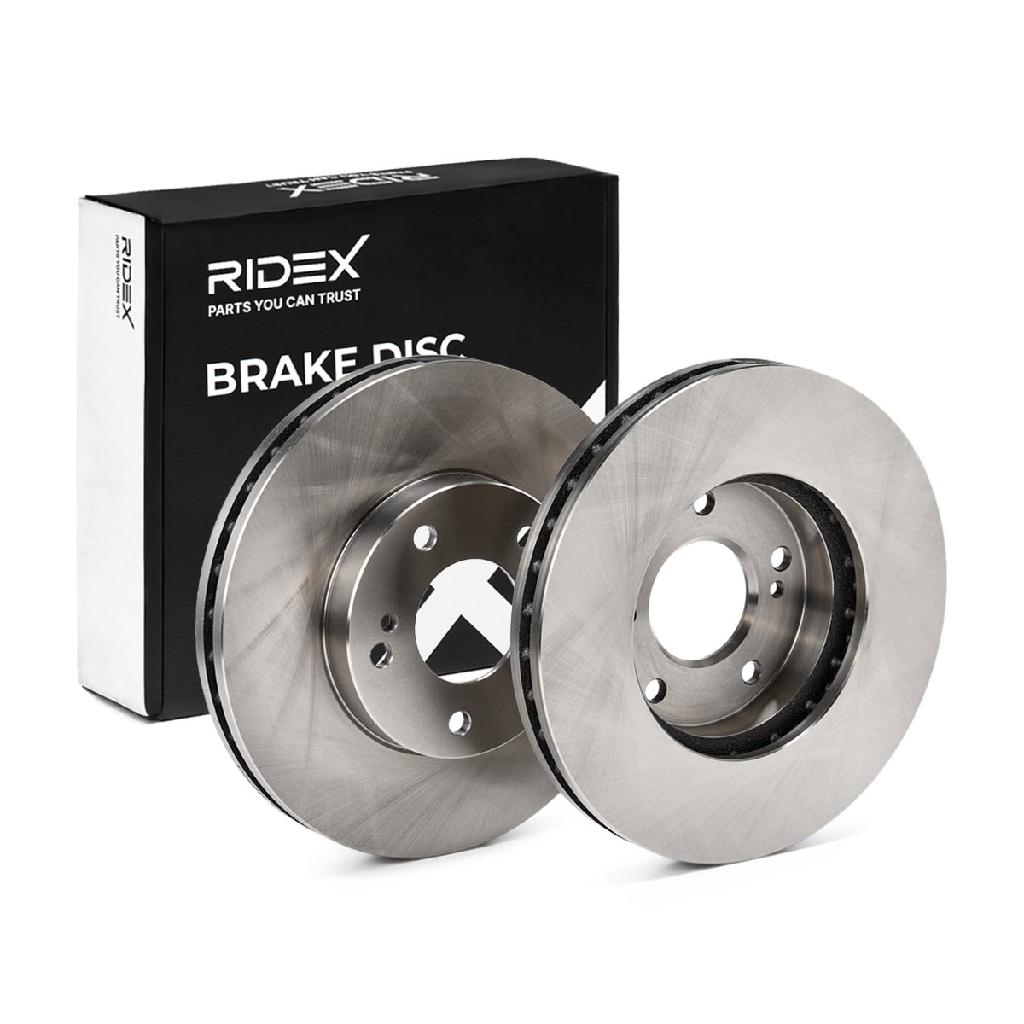 RIDEX 82B0789 2x Bremsscheiben Vorne Ø280mm Belüftet für NISSAN 200 SX