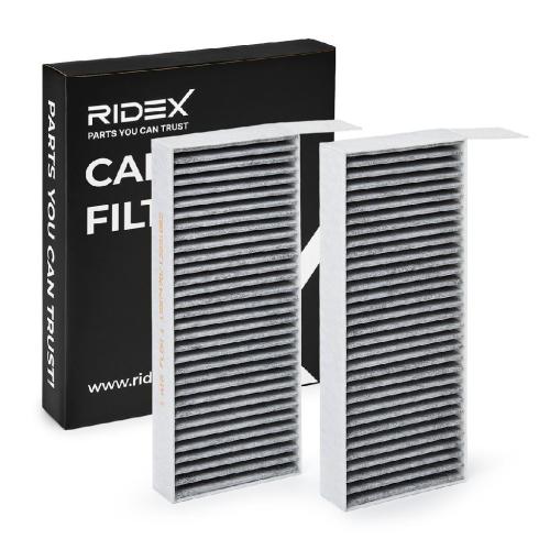 RIDEX 424I0373 Innenraumfilter Pollenfilter Aktivkohlefilter Höhe: 32 Breite: 98 Bild RIDEX 424I0373 Innenraumfilter Pollenfilter Aktivkohlefilter Höhe: 32 Breite: 98