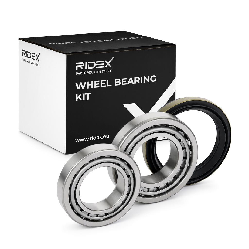 RIDEX 654W0265 Radlagersatz pro 1 Rad Vorne Kegelrollenlager für NISSAN