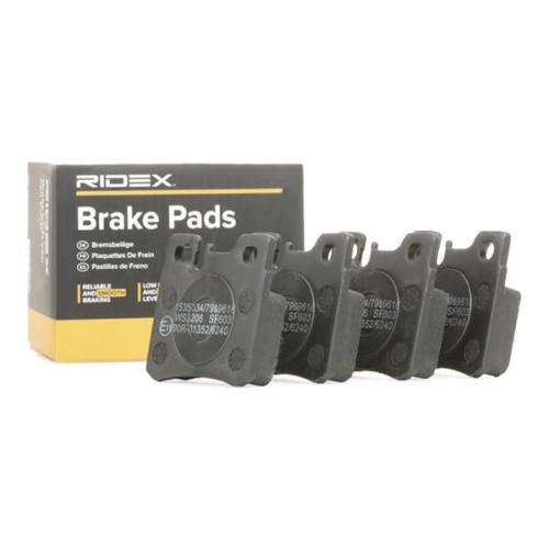 RIDEX Bremsbelagsatz Bremsbeläge Hinten passend für MERCEDES-BENZ 190 (W201) Bild RIDEX Bremsbelagsatz Bremsbeläge Hinten passend für MERCEDES-BENZ 190 (W201)
