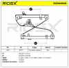 RIDEX 1561W0028 Fensterheber Vorne Rechts Elektrisch ohne Elektromotor Bild RIDEX 1561W0028 Fensterheber Vorne Rechts Elektrisch ohne Elektromotor