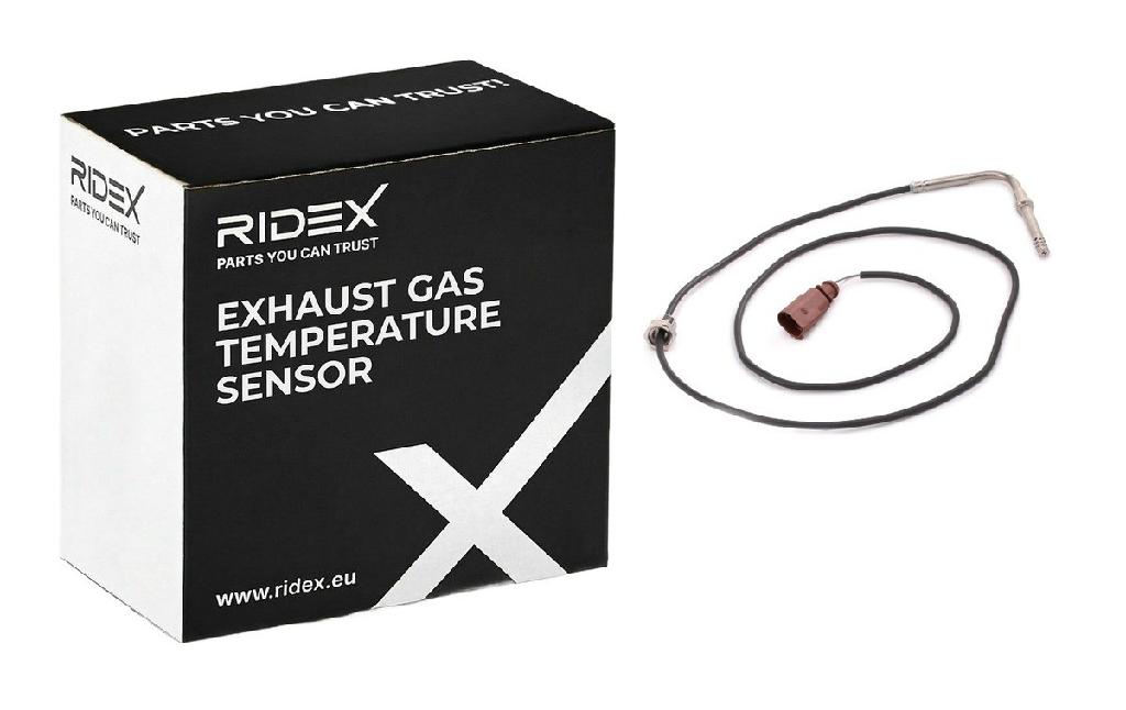 RIDEX 3938E0106 Abgastemperatursensor 2-Polig für VW Touareg (7LA, 7L6, 7L7)
