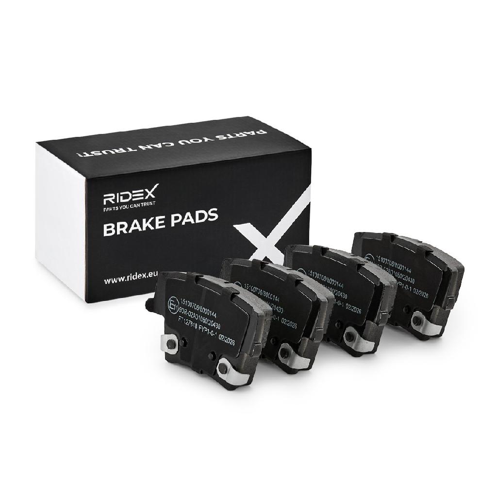 RIDEX Bremsbelagsatz Bremsbeläge Hinten für CHRYSLER 300 C Touring (LX, LE)