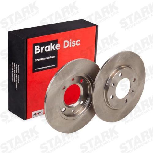 STARK SKBD-0023153 2x Bremsscheiben Hinten Ø247mm voll passend für PEUGEOT Bild STARK SKBD-0023153 2x Bremsscheiben Hinten Ø247mm voll passend für PEUGEOT