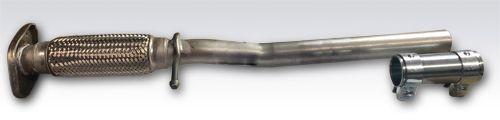 VEGAZ Flexrohr Auspuff Abgasrohr Ø45mm Rohrverbinder:Flexibel mit Flansch