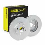 RIDEX PLUS 82B0660P 2x Bremsscheiben Vorne Ø255mm Belüftet für VW Golf 1II