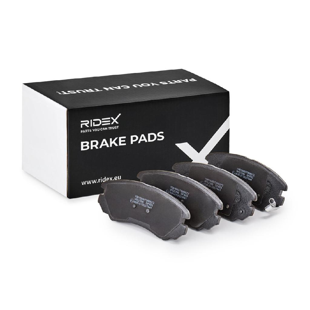 RIDEX Bremsbelagsatz Bremsbeläge Vorne für HYUNDAI ix35 (LM, EL, ELH) für KIA