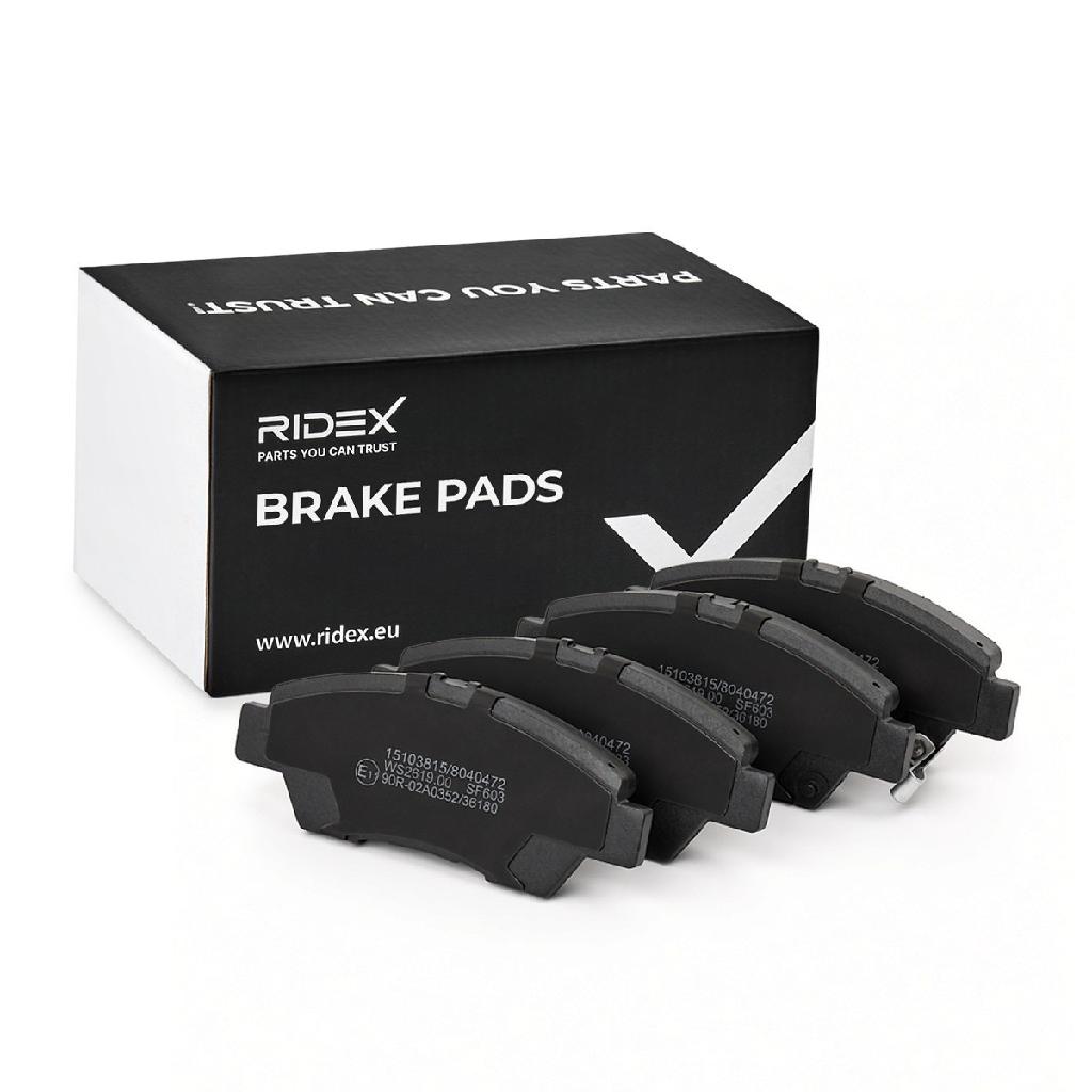 RIDEX Bremsbelagsatz Bremsbeläge Vorne für HONDA Jazz III Schrägheck JAZZ IV