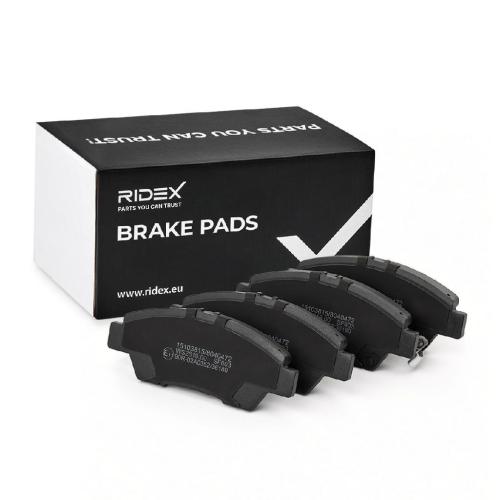 RIDEX Bremsbelagsatz Bremsbeläge Vorne für HONDA Jazz III Schrägheck JAZZ IV Bild RIDEX Bremsbelagsatz Bremsbeläge Vorne für HONDA Jazz III Schrägheck JAZZ IV