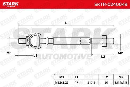 STARK Axialgelenk Spurstange Vorne beidseitig für HONDA CR-V II (RD) Bild STARK Axialgelenk Spurstange Vorne beidseitig für HONDA CR-V II (RD)