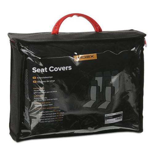 RIDEX 4773A0008 Sitzschonbezug Vorne und Hinten Satz Polyester Schwarz/Grau Bild RIDEX 4773A0008 Sitzschonbezug Vorne und Hinten Satz Polyester Schwarz/Grau