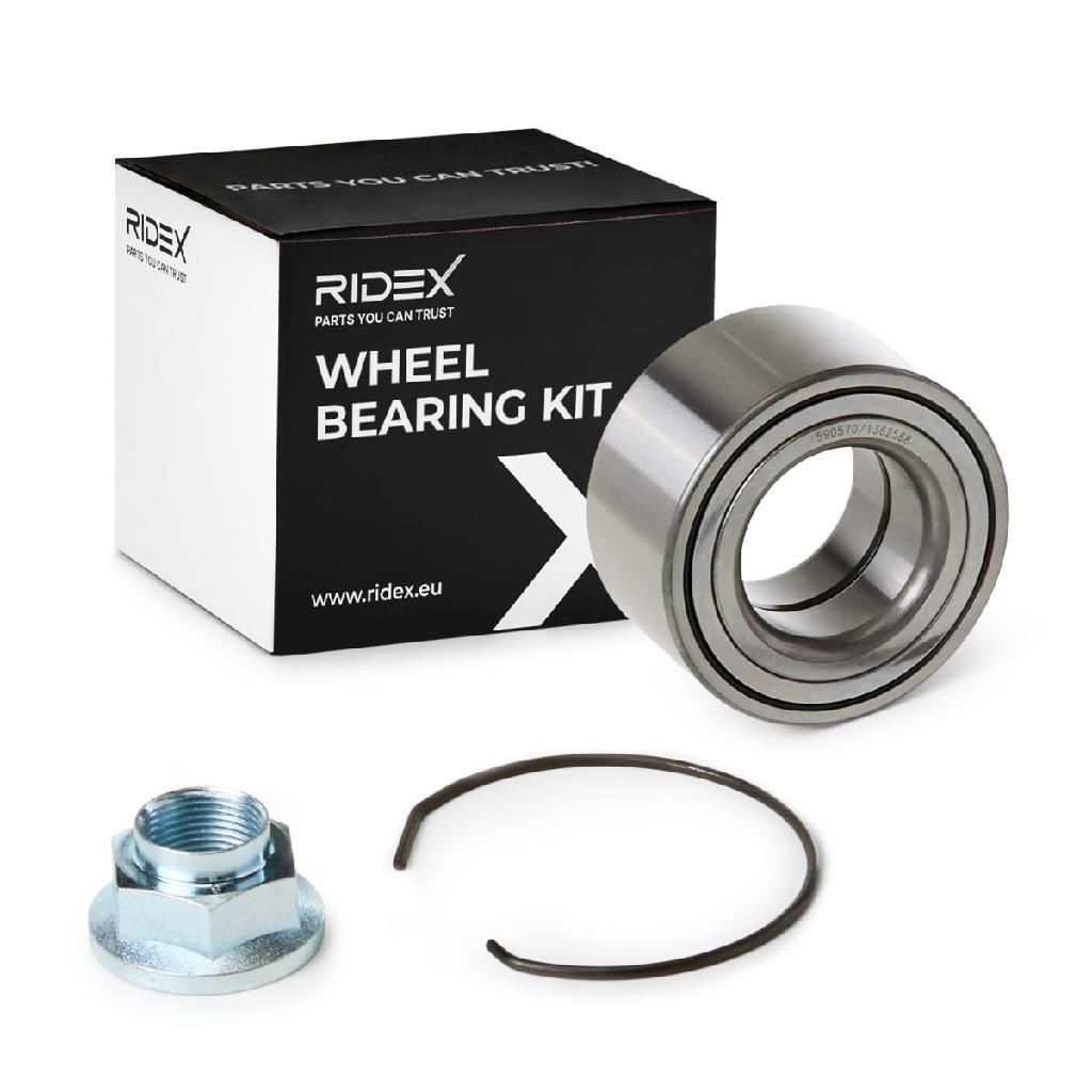 RIDEX 654W1067 Radlagersatz pro 1 Rad Vorne links rechts beidseitig mit