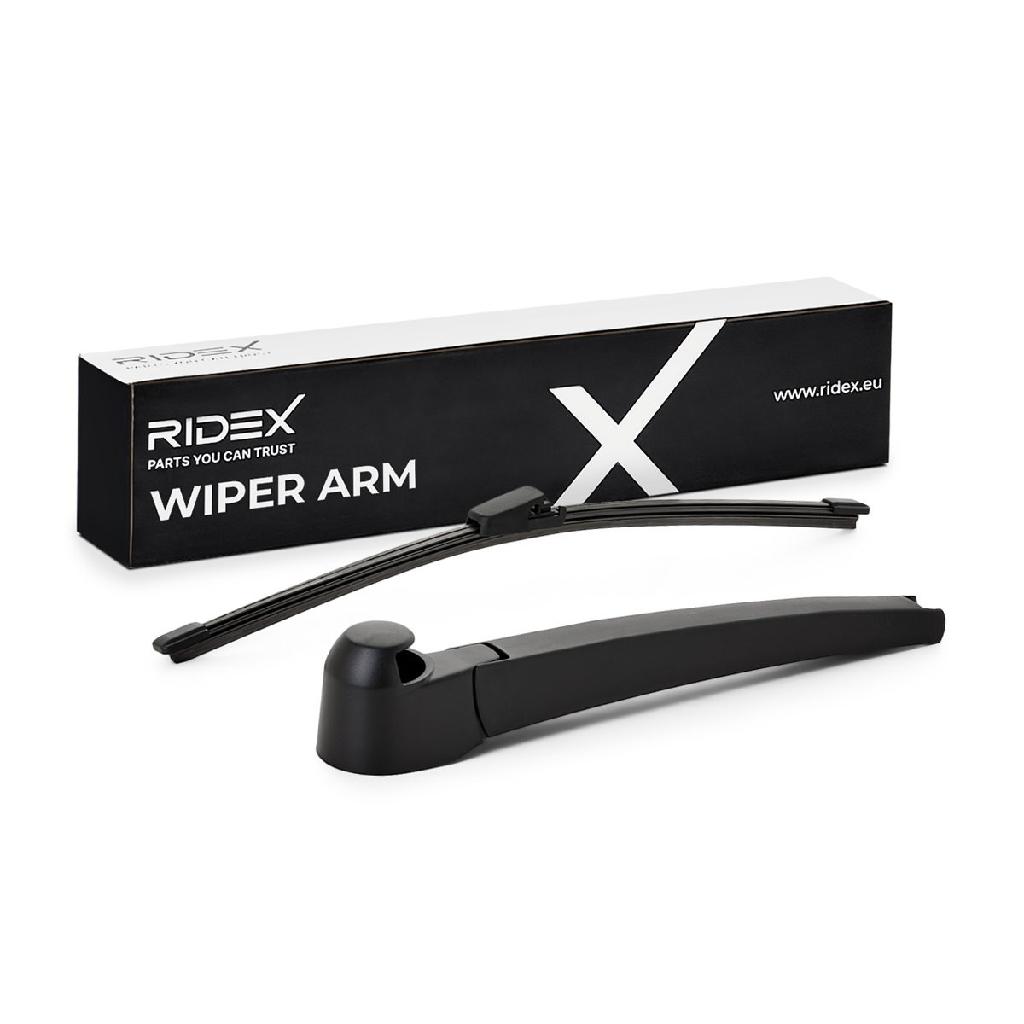 RIDEX Wischerarm Scheibenwischerarm 301W0037 hinten 330mm mit Wischblatt für VW