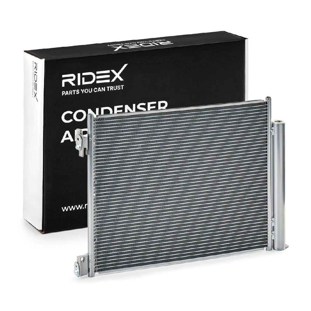 RIDEX 448C0581 Klimakondensator Klimaanlage Auto mit Trockner für DACIA