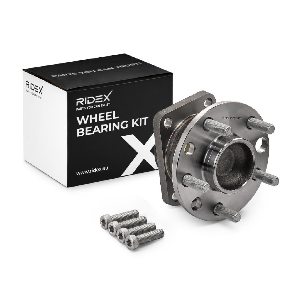 RIDEX 654W0014 Radlagersatz pro 1 Rad Hinten beidseitig Kugellager mit für FORD