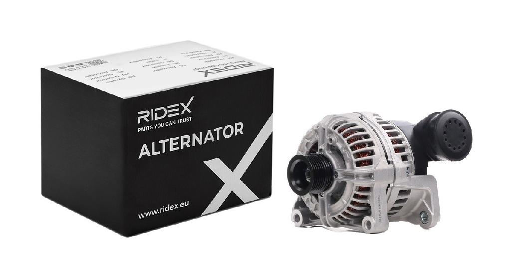 RIDEX 4G0007 Lichtmaschine 120A 14V mit Keilrippenriemenscheibe für BMW