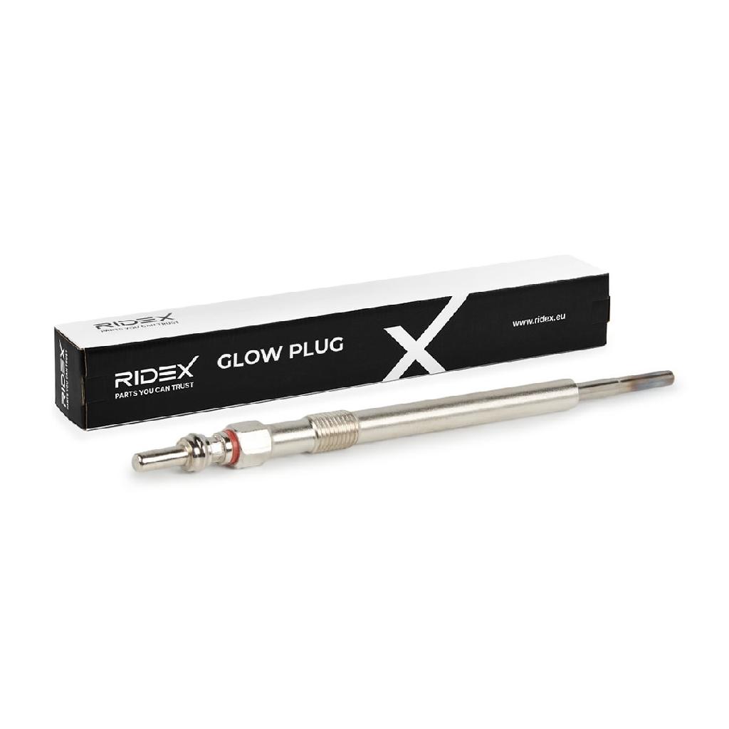 RIDEX Diesel Glühkerze 4,4V Schlüsselweite: 8mm Gewindemaß:M8x1 für VOLVO V70 II