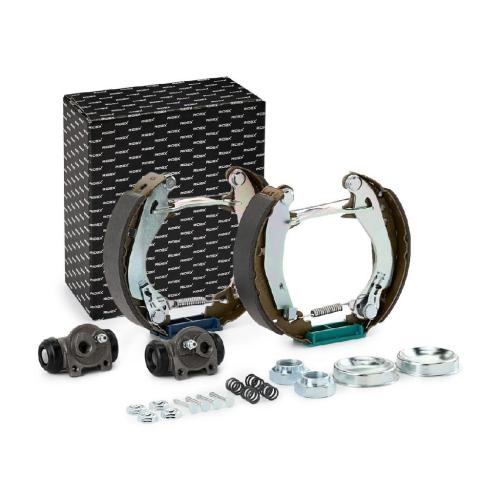 RIDEX Bremsenset Trommelbremse Bremsbacken Satz mit Radbremszylinder mit Zubehör Bild RIDEX Bremsenset Trommelbremse Bremsbacken Satz mit Radbremszylinder mit Zubehör