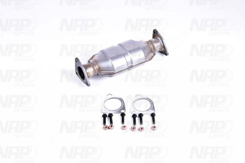 NAP carparts CAK10651 Katalysator Kat mit Anbau-/Befestigungsmaterial für Euro 2