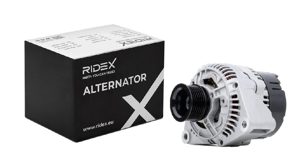 RIDEX 4G0074 Lichtmaschine 90A 14V Drehrichtung im Uhrzeigersinn mit 9154580280