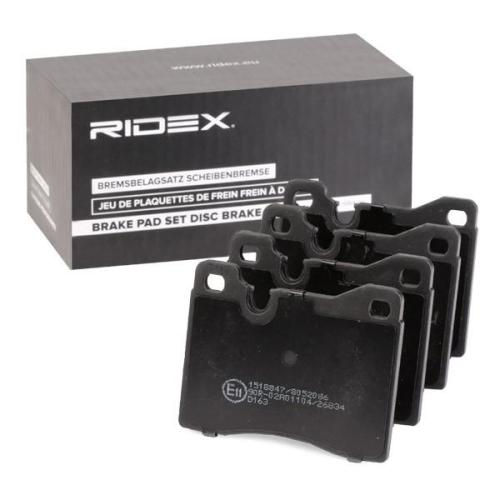 RIDEX Bremsbelagsatz Bremsbeläge Vorne für BMW 6 Coupe (E24) 02 (E10) 7 (E23) Bild RIDEX Bremsbelagsatz Bremsbeläge Vorne für BMW 6 Coupe (E24) 02 (E10) 7 (E23)