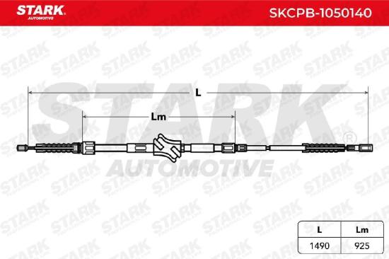 STARK Handbremsseil Hinten Rechts Links für AUDI A6 Avant (4A5, C4) Bild STARK Handbremsseil Hinten Rechts Links für AUDI A6 Avant (4A5, C4)