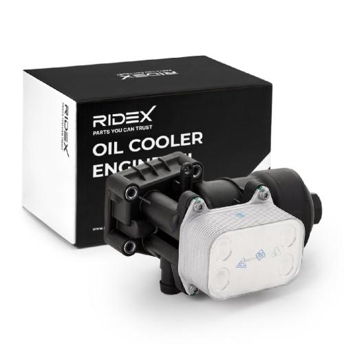 RIDEX 469O0077 Ölkühler Motoröl Kühler mit Ölfiltergehäuse mit Dichtungen mit Bild RIDEX 469O0077 Ölkühler Motoröl Kühler mit Ölfiltergehäuse mit Dichtungen mit