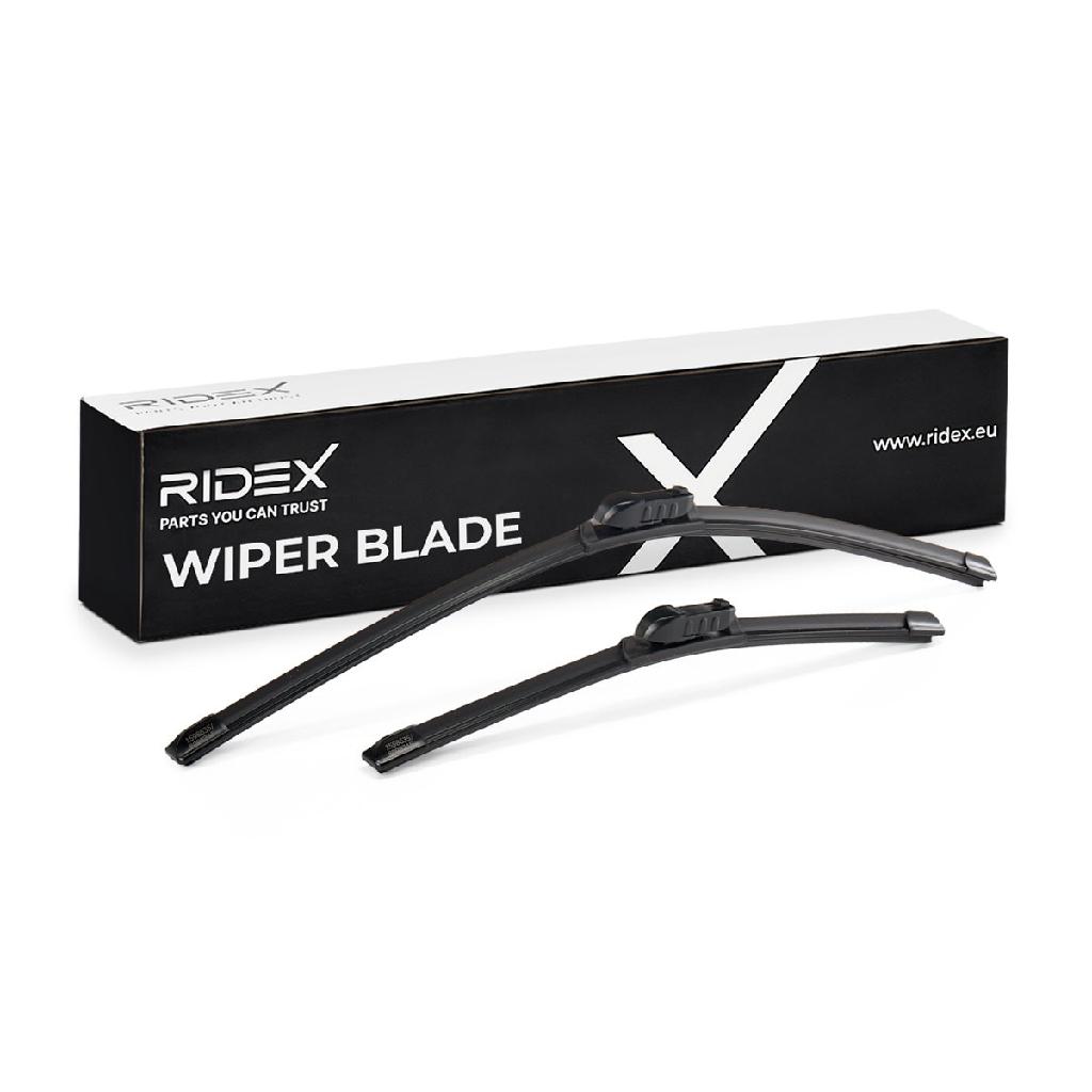 RIDEX Scheibenwischer Satz Wischerblätter Satz mit Spoiler Vorne Länge 1: 600mm