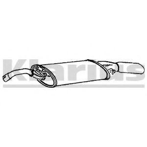 VEGAZ Endschalldämpfer Hinten für VW CORRADO (53I) Bild VEGAZ Endschalldämpfer Hinten für VW CORRADO (53I)